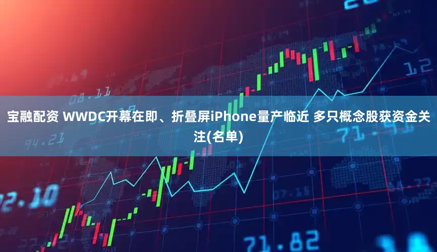 宝融配资 WWDC开幕在即、折叠屏iPhone量产临近 多只概念股获资金关注(名单)